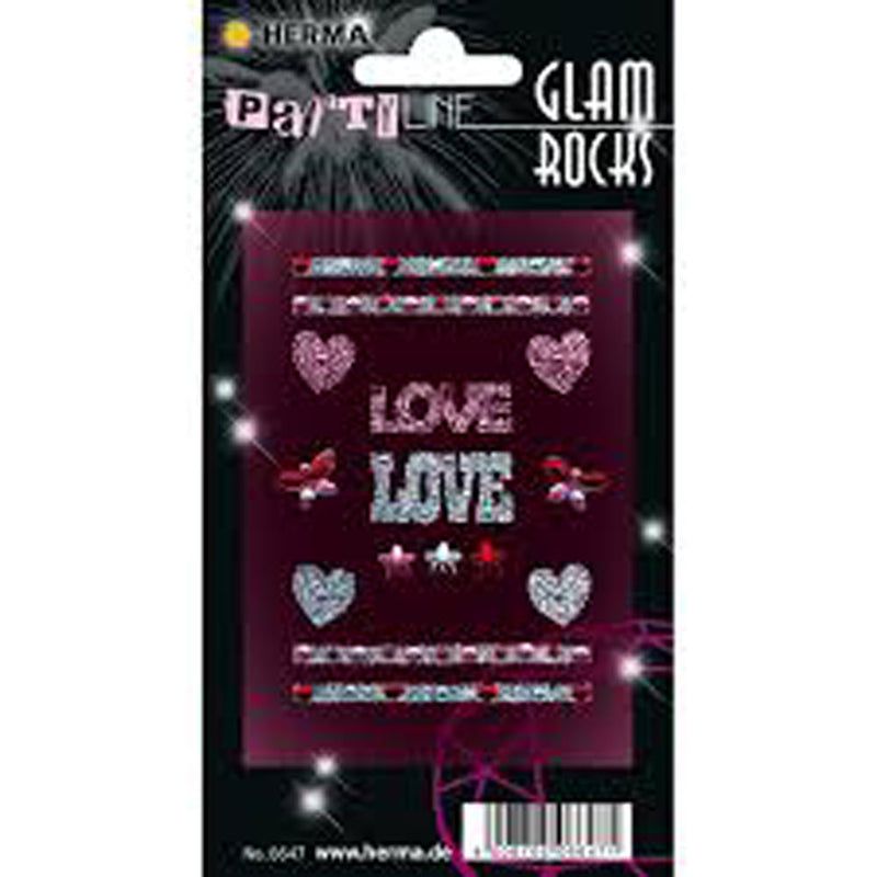 Herma Love Glam Rocks Sticker