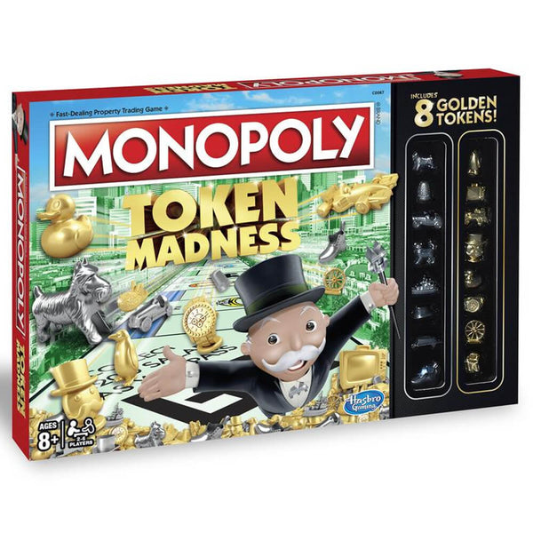  Juego de monopolio Hasbro Gaming Token Madness