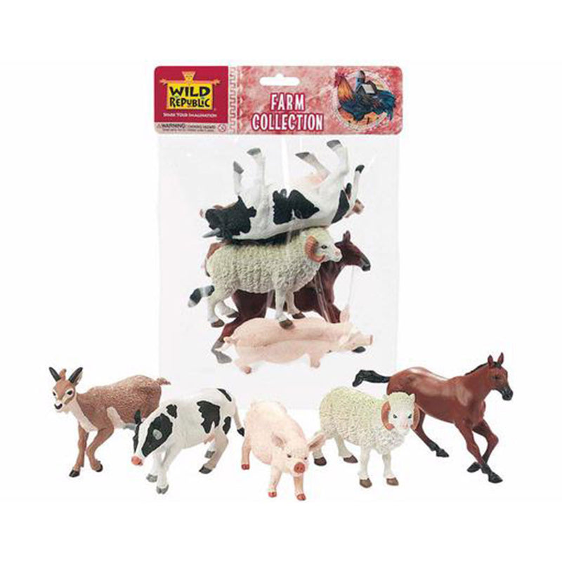  Figuras de animales Wild Republic Polybag 5 piezas