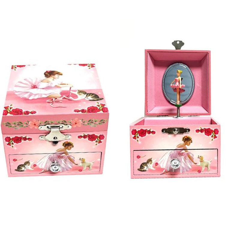 Small Ballerina Jewel Box with Drawer