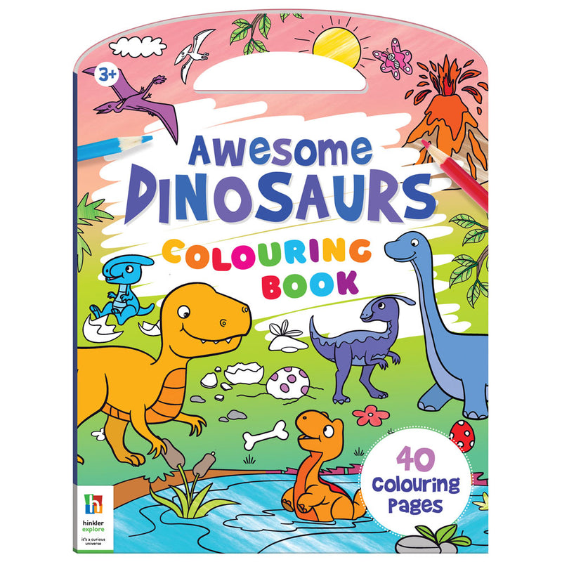 Awesome Dinosaurs Colouring Book