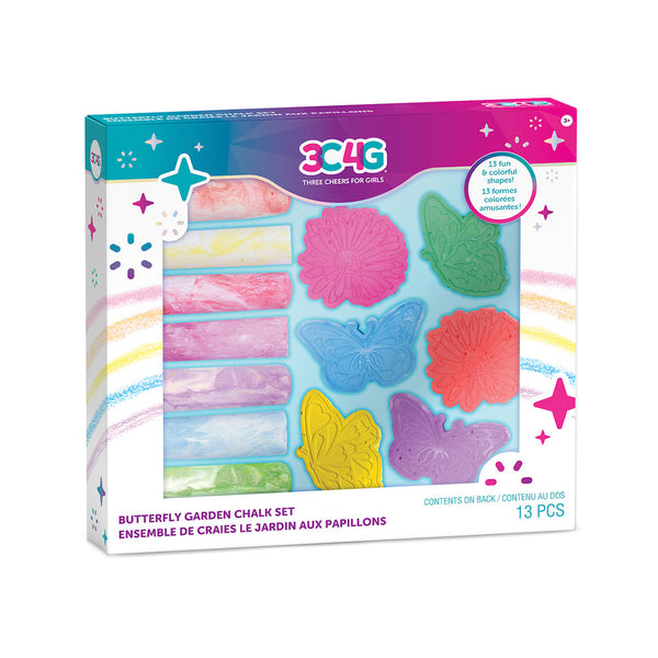 3C4G Butterfly Garden Chalk Set