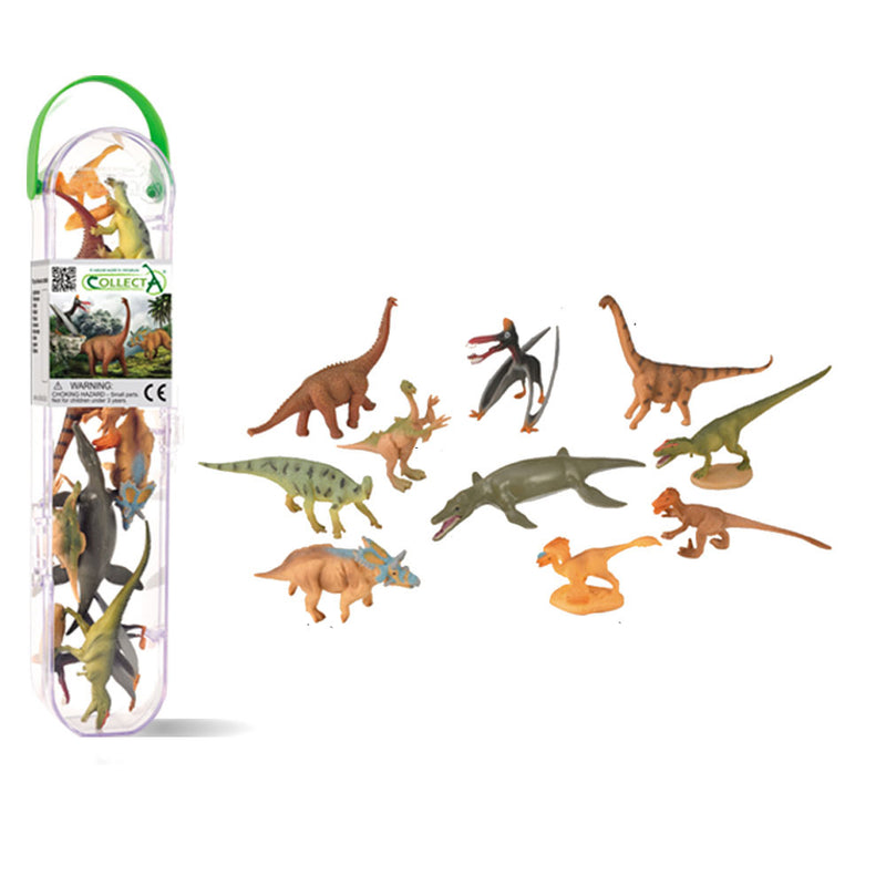  CollectA Set de regalo con figuras de dinosaurios en tubo (juego de 10)