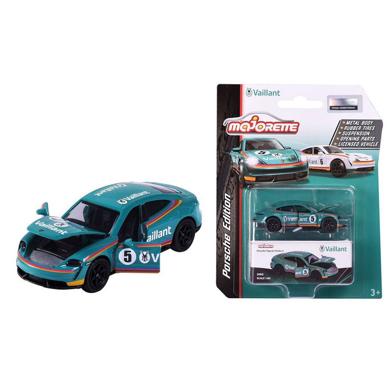  Coche Modelo Majorette Porsche Taycan Vaillant