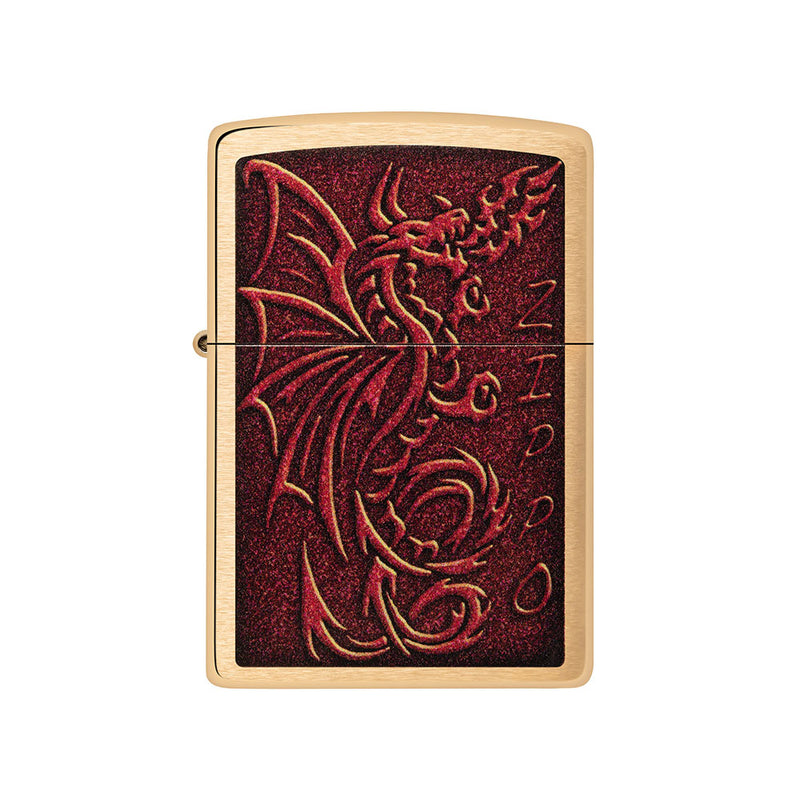  Encendedor Zippo Medieval Mitológico Resistente al Viento