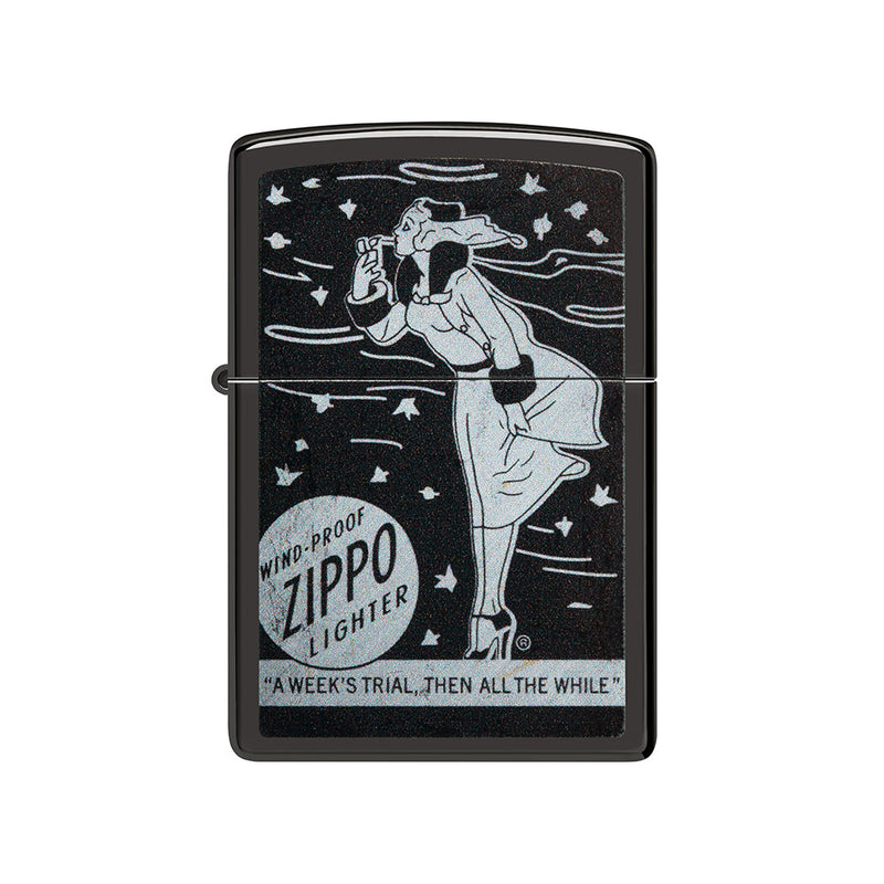  Zippo Encendedor Zippo Design negro resistente al viento