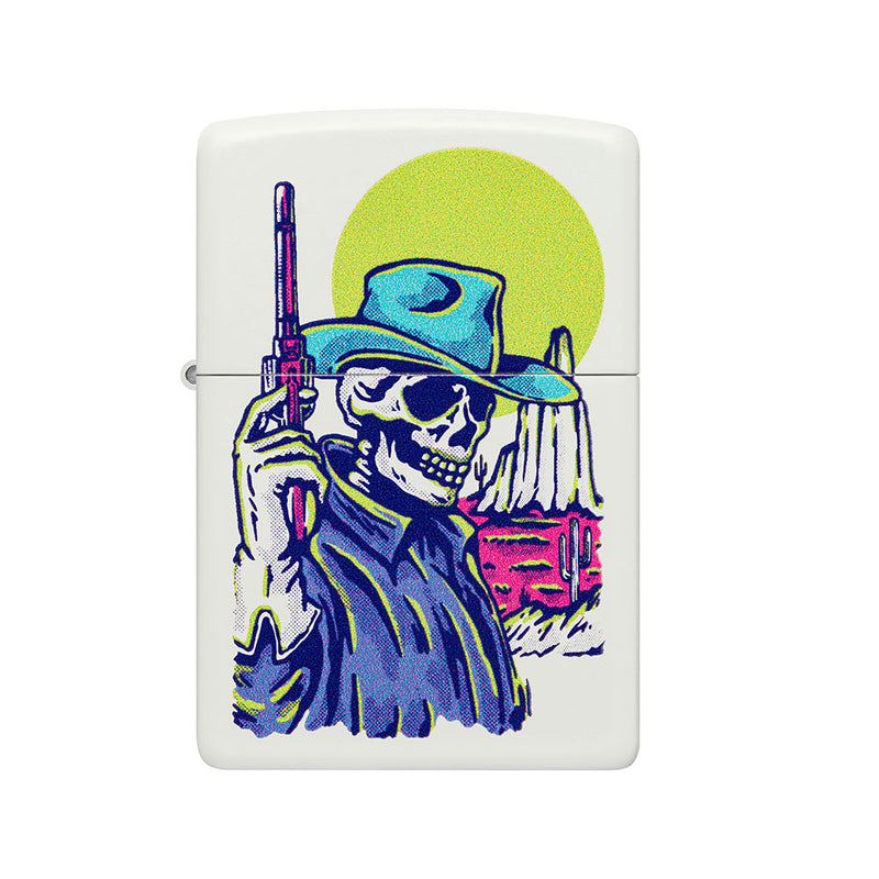  Encendedor Zippo Cowboy Skull Design resistente al viento