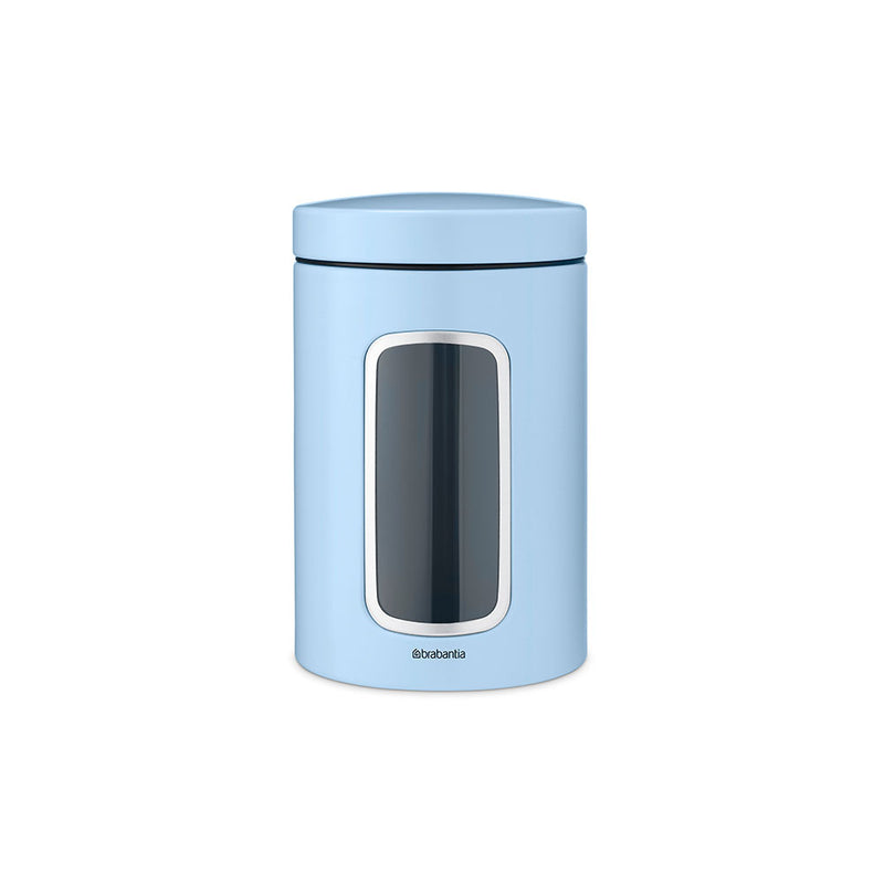 Brabantia Window Canister 1.4L (Dreamy Blue)