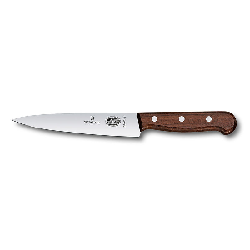 Cuchillo de tallado de servicios públicos Victorinox con asa de madera