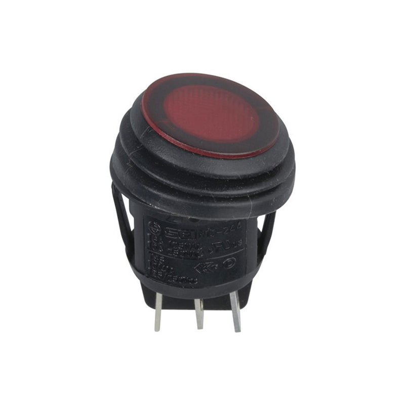 IP65 Round Round Rocker Switch DPDT 250VAC