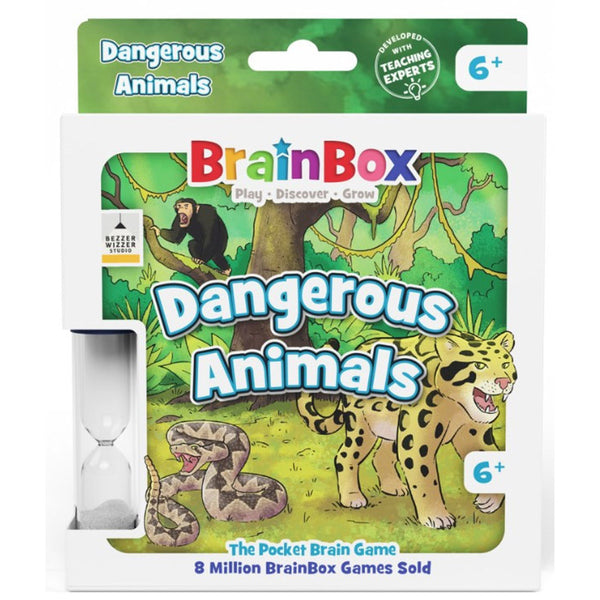 BrainBox Pocket Dangerous Animals Strategy Game