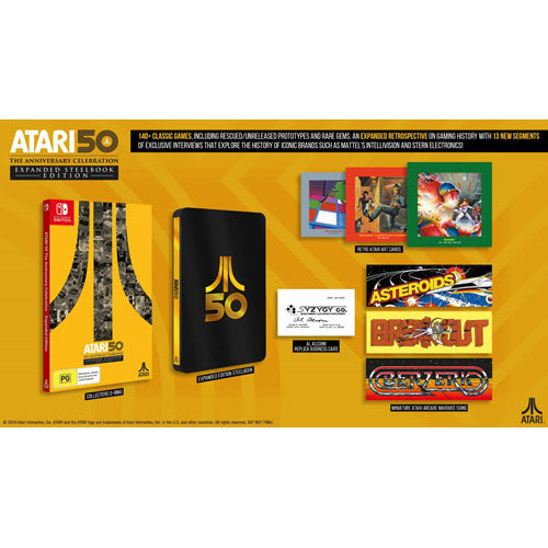 SWI Atari 50 Anniversary Celebration Expanded Steelbook Game