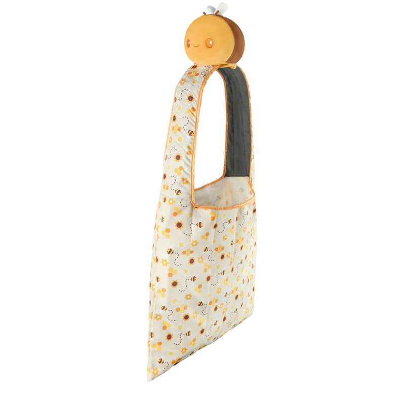 Yellow Bees & Honeycomb Tote Bag and Yellow Bee Plushie