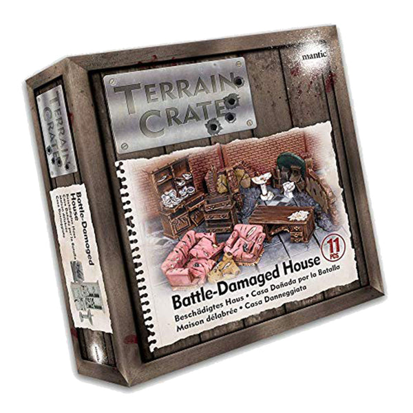 Terraincrate Battle-Damaged House Miniature