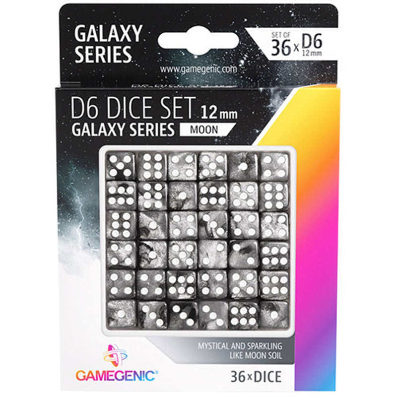  Juego de dados Gamegenic Galaxy Series D6 12 mm (36 piezas)