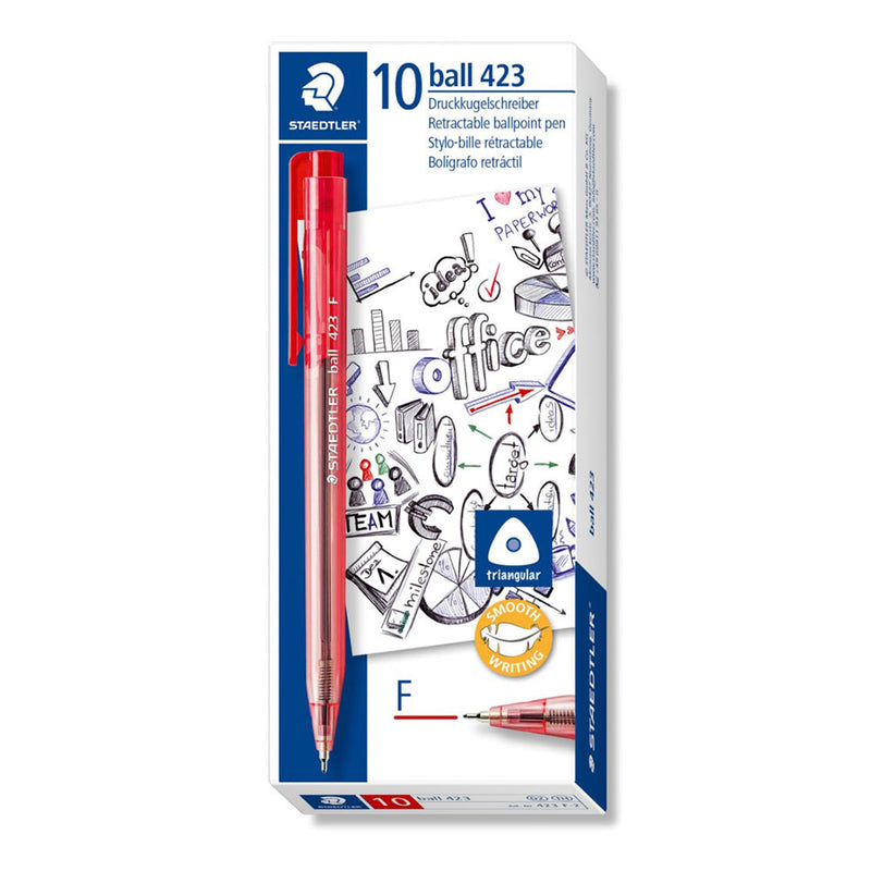 Staedtler 423 Fine Bolden Pen (caja de 10)