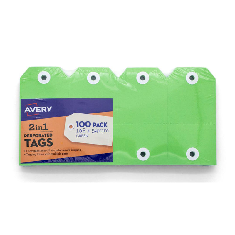 Avery 2-in-1 Kraft Tag (Pack of 100)