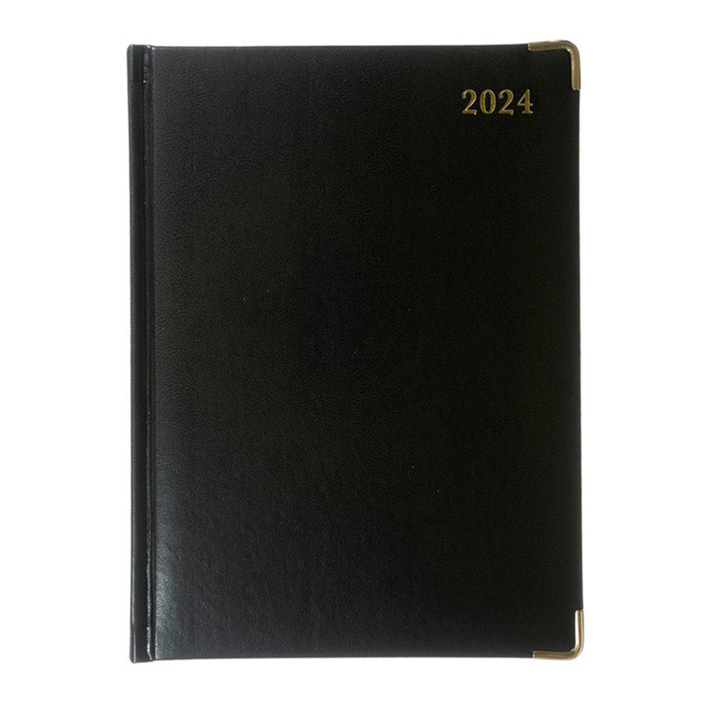 Collins Debden Classic Manager Quarto WTP 2024 Diary (Black)