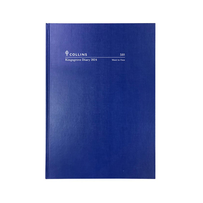 Collins Debden Kingsgrove A5 2024 Diary (azul)