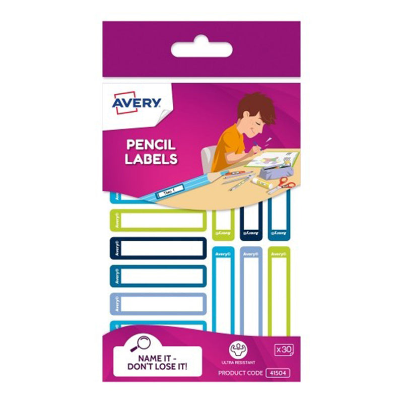 Avery Rectangle Lapencil Etiqueta 30pcs