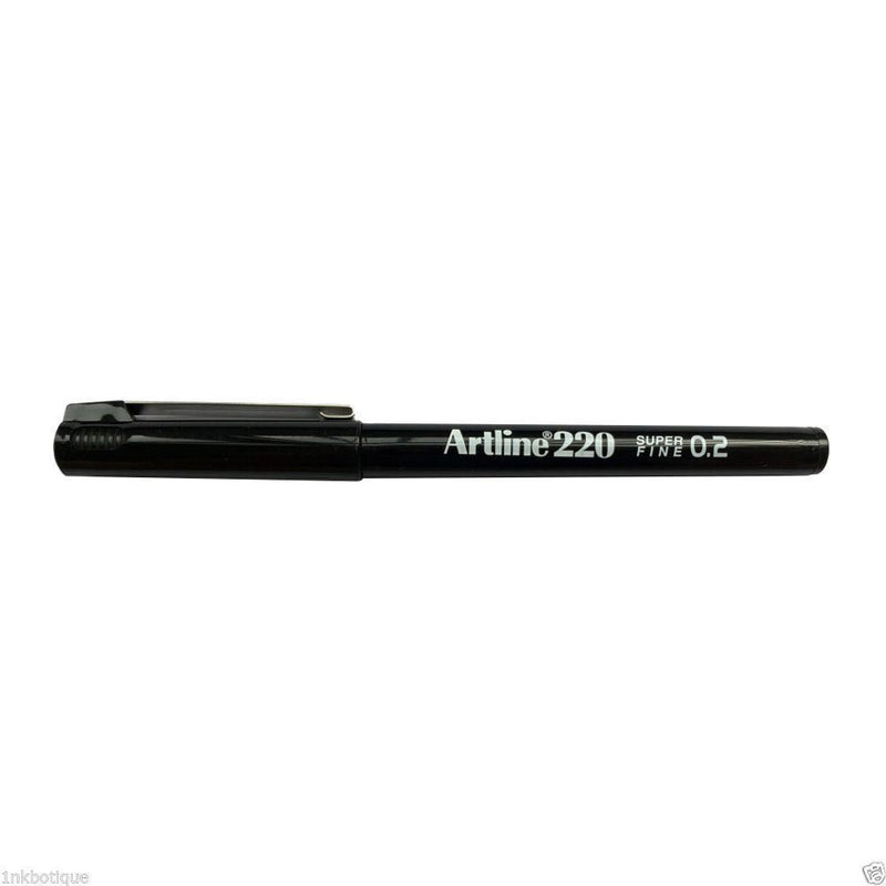 Artline 220 Fineliner 0.2mm Superfine Tip Pen (Black)