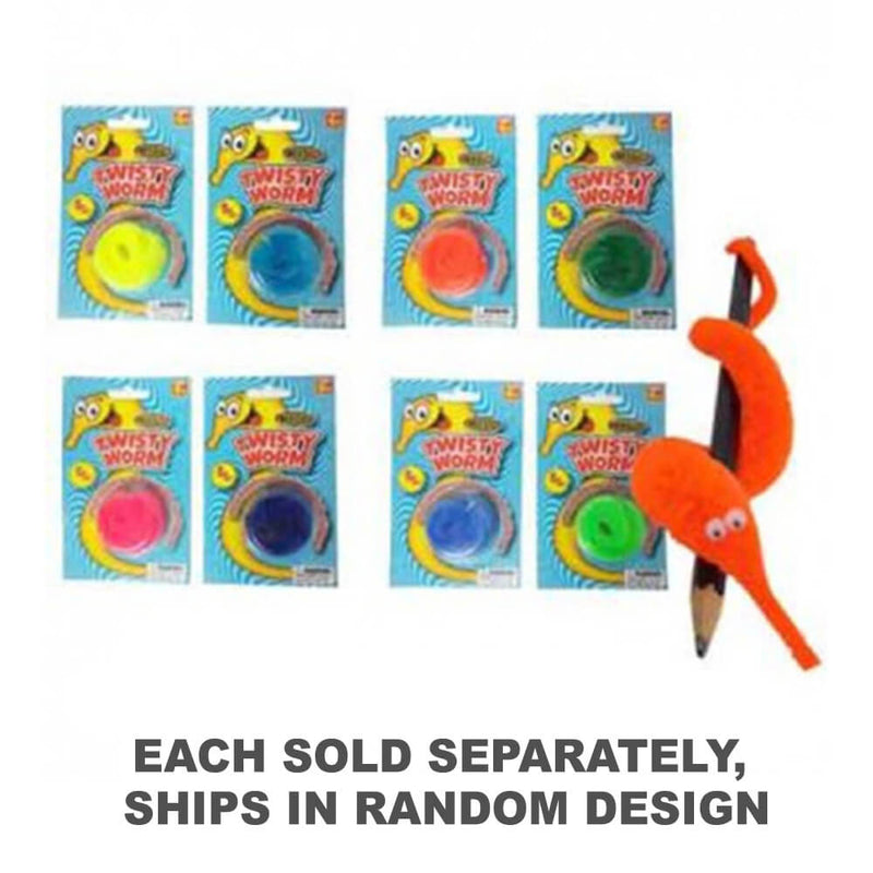 Magic Twisty Worm Toy (1pc Random Style)