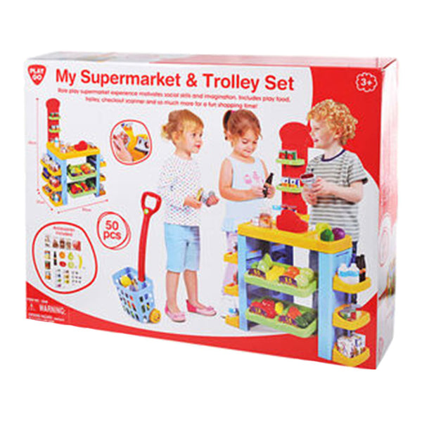 PlayGo Rolling Shopping Basket