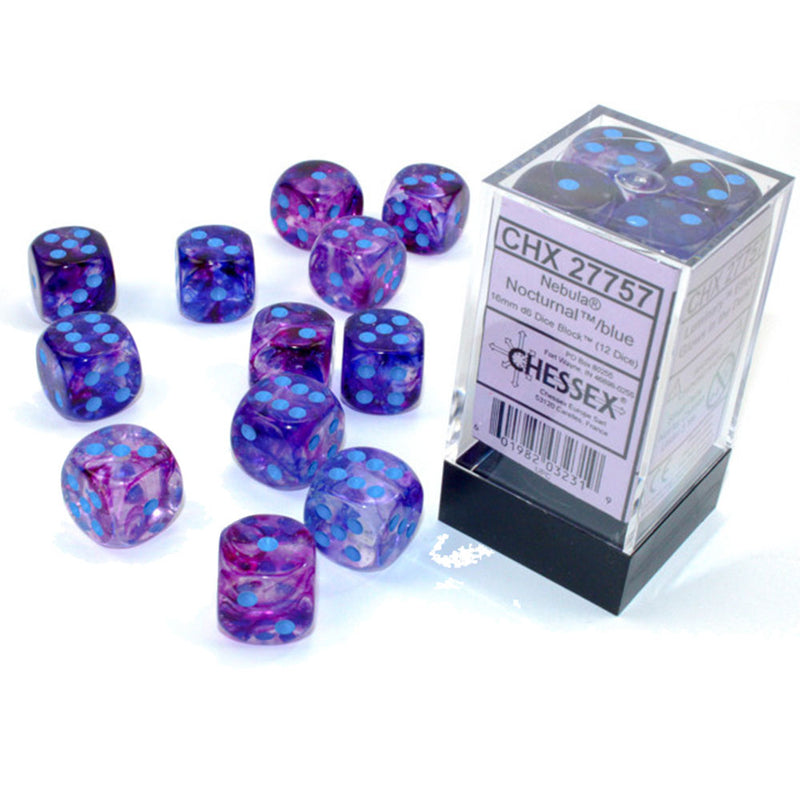  Bloque de dados Nebula Chessex D6 de 16 mm