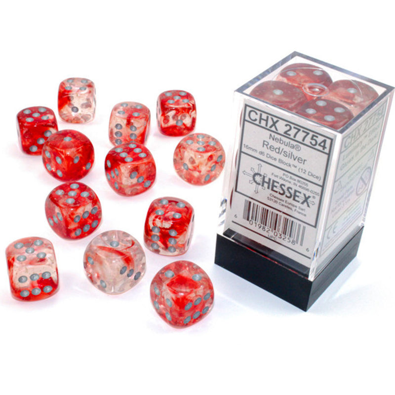  Bloque de dados Nebula Chessex D6 de 16 mm