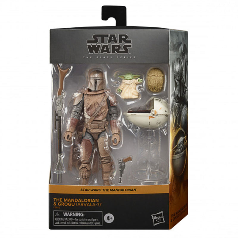  Figuras Star Wars TBS The Mandalorian y Grogu