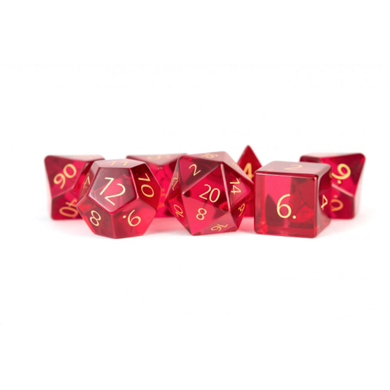 MDG Engraved Zircon Glass Birthstone Dice