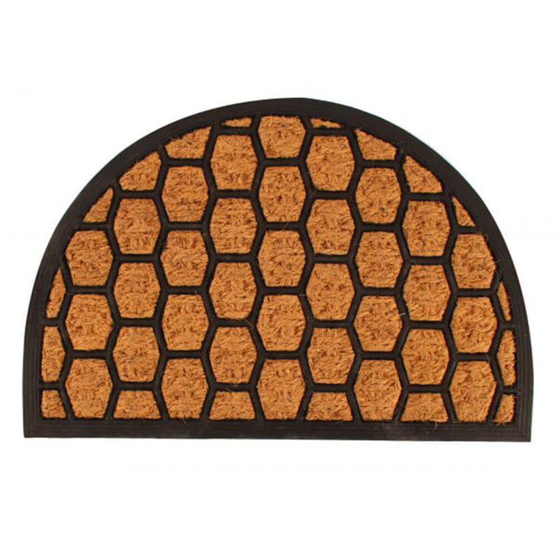 Curved Coir Door Mat (60x40cm)