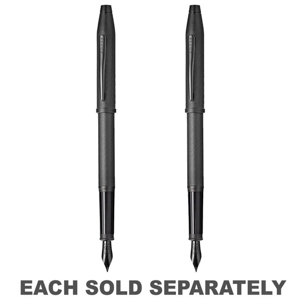 Century II Fountain Pen w/ Black MicroKnurl PVD