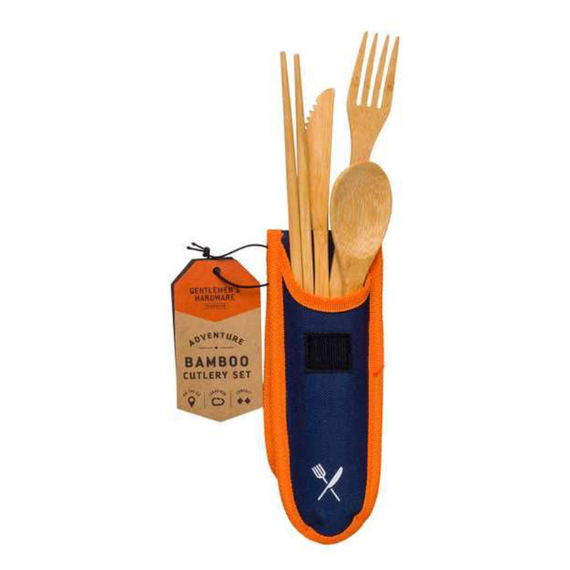 Gentlemen's Hardware Travel Bamboo Cutlery Set