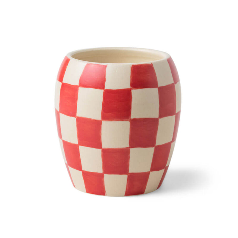  Recipiente de porcelana a cuadros Checkmate 11oz