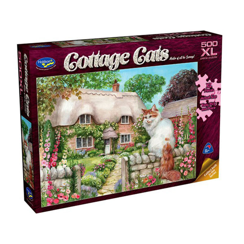  Holdson Cottage Gatos Puzzle 500XL