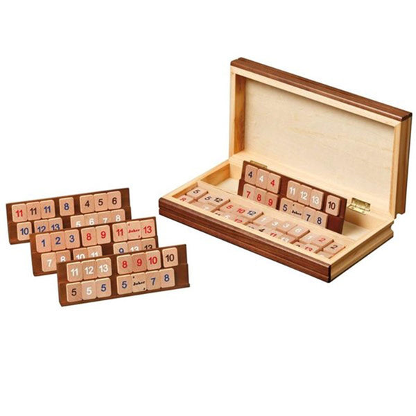 Mini Rummy In Book Style Wood Box