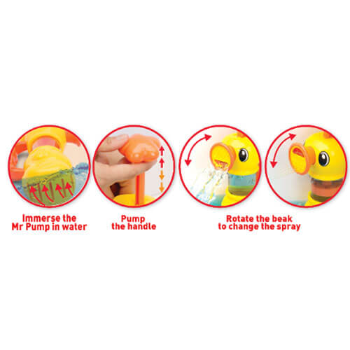 The Mr Pump Bath Toy