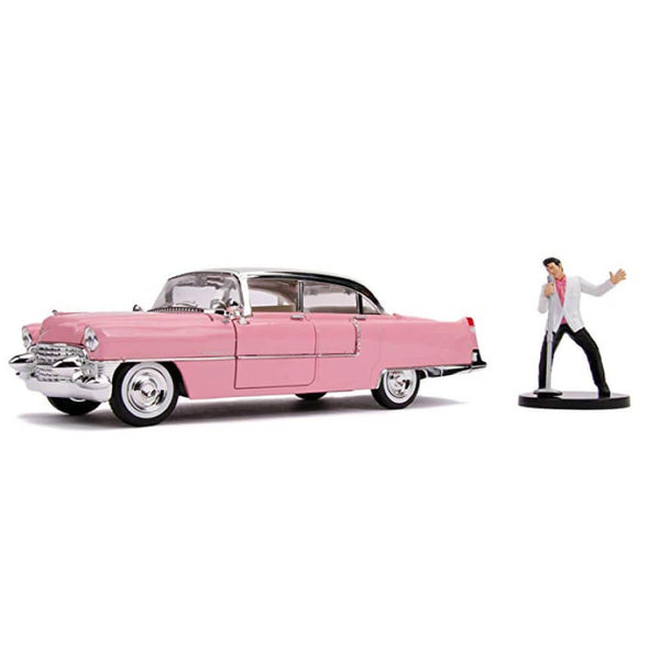 1955 Cadillac Fleetwood 1:24 Scale Ride w/ Elvis Figure