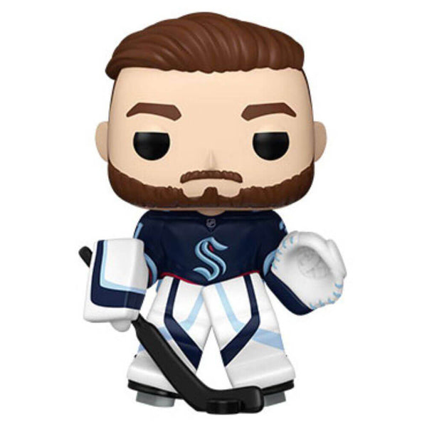 NHL Kraken Philipp Grubauer w/ Home Jersey Pop! Vinyl