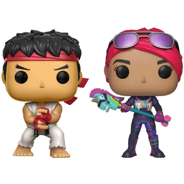 Street Fighter x Fortnite Ryu & Brite Bomber US Exc Pop! 2pk