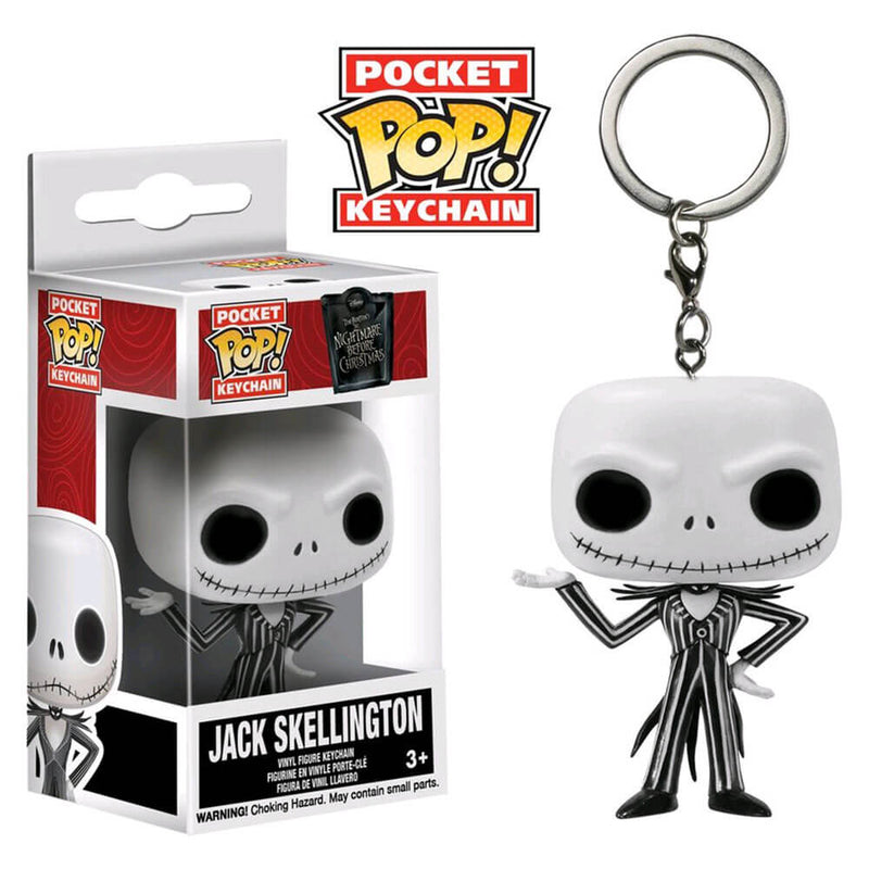 Nightmare Before Xmas Jack Skellington Pocket Pop Keychain