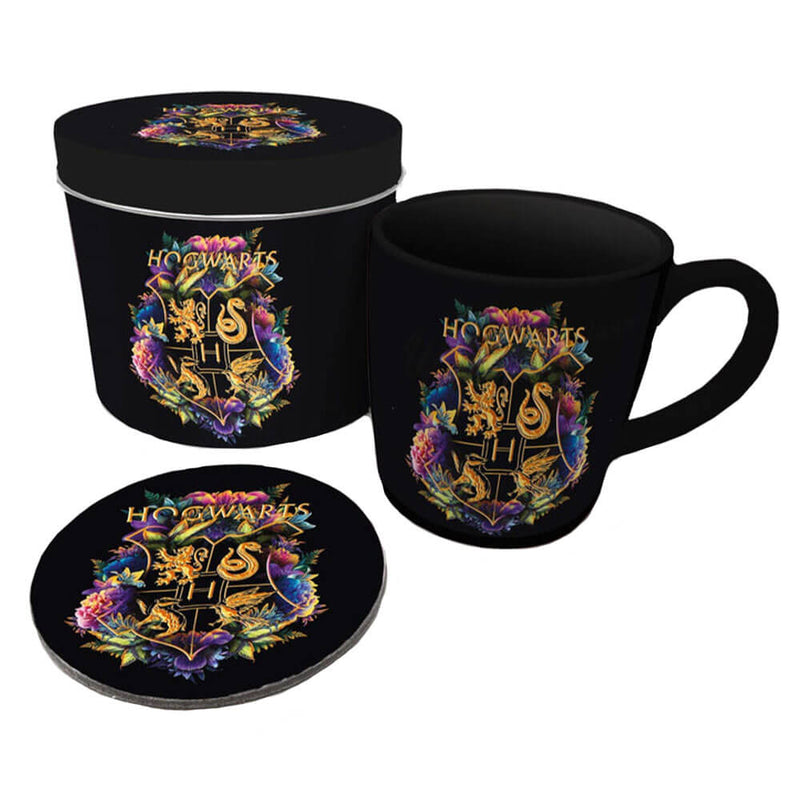  Set de regalo de taza y posavasos en lata