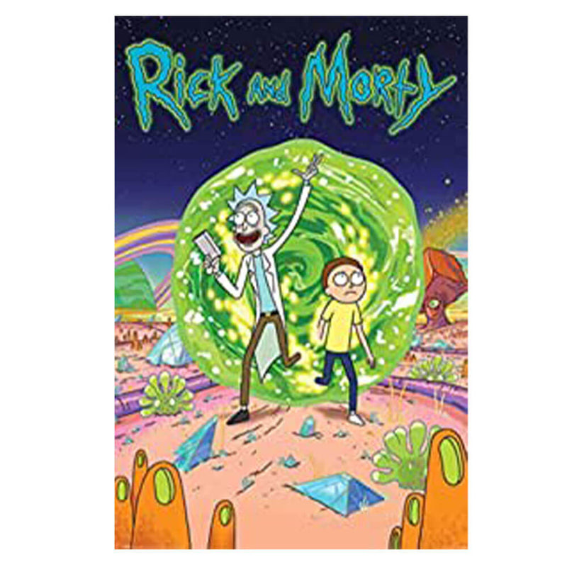  Póster Impacto de Rick y Morty (61x91,5 cm)