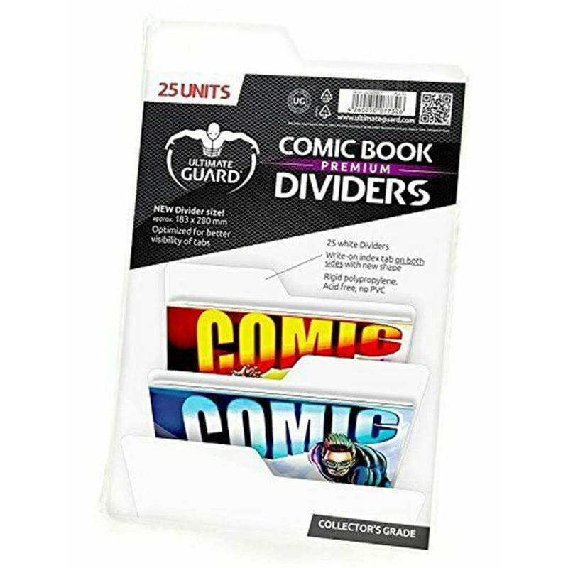  Separadores de cómics premium Ultimate Guard, paquete de 25