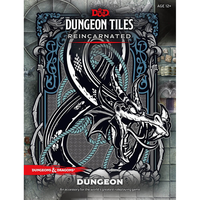  Juego de rol reencarnado de D&D Dungeon Tiles