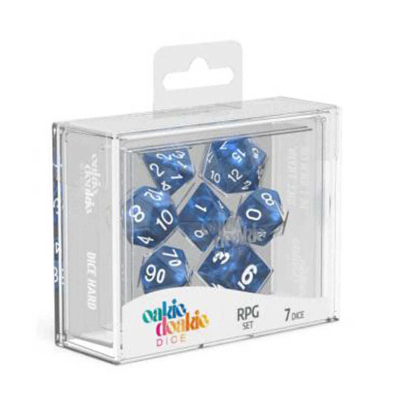  Oakie Doakie RPG Set Dados de Mármol 7uds