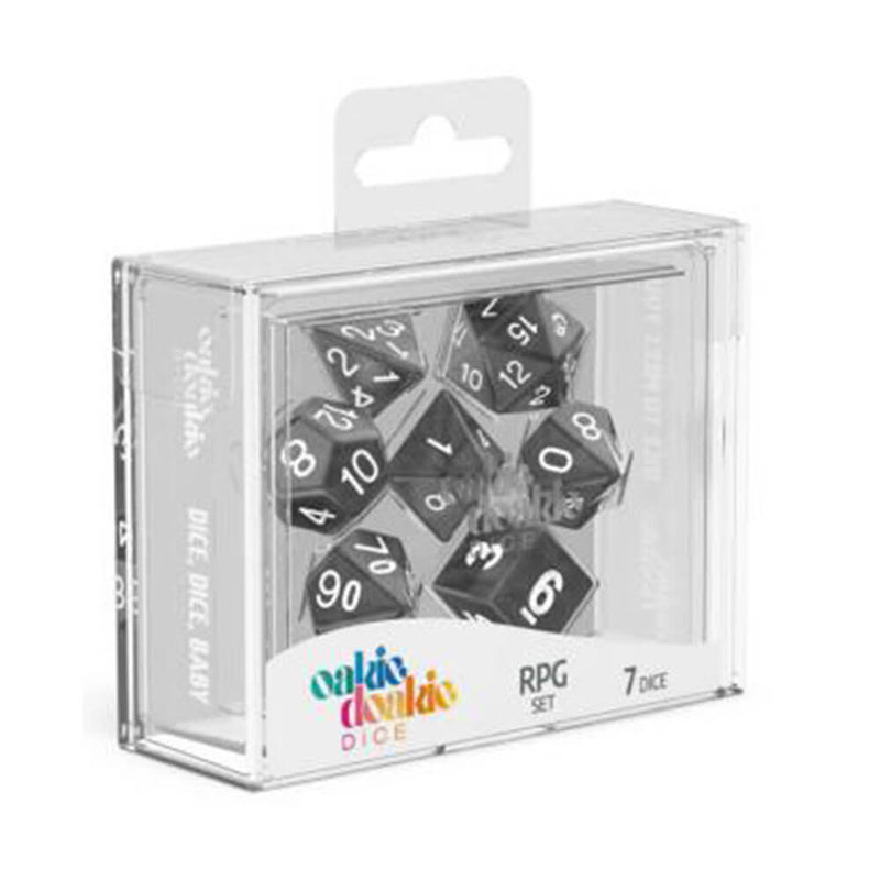  Oakie Doakie RPG Set Dados de Mármol 7uds