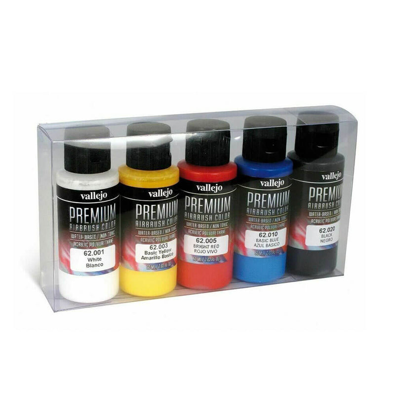  Juego de 5 pinturas de color premium Vallejo