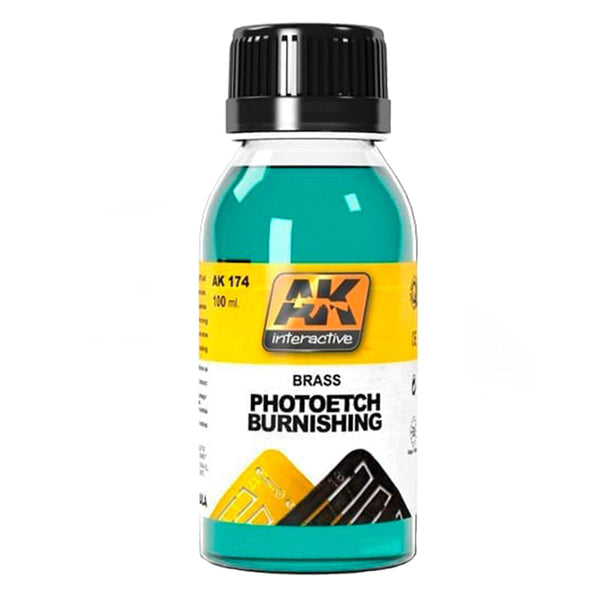 AK Interactive Brass Photo-Etch Burnishing Fluid 100mL